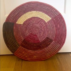 Decorative Seagrass Bowl NWT